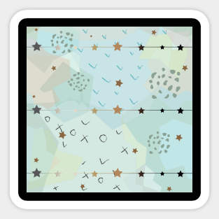 Stars Pattern Sticker